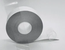 TRANSPARENT Plastic Tape, choose your color + size.  Like Sticky Cellophane