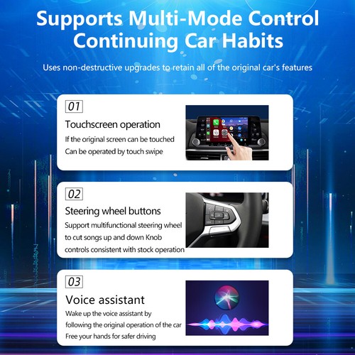 Wireless Carplay AI box Android Auto Adapter Converter - Picture 7 of 12