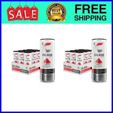 CELSIUS Sparkling Watermelon, Functional Energy Drink 12 fl oz Can 2 pack