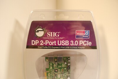SIIG DP 2-Port USB 3.0 PCIe Model JU-P20612-S1 New in Box | eBay