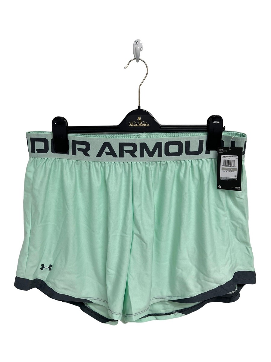 Under Armour ミントグリーン クロップトップ Under Armour Women's Mint Green & Gray Loose Avy 335 Play Up