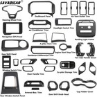 33x Carbon Fiber Inner Set Decor Cover Trim Kit Accessories For Ford Bronco 21+