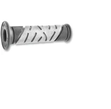 PRO GRIP "719" SUPERBIKE GRIPS DUAL COMPOUND MOTORCYCLE 7/8" OPEN-ENDS GRAY