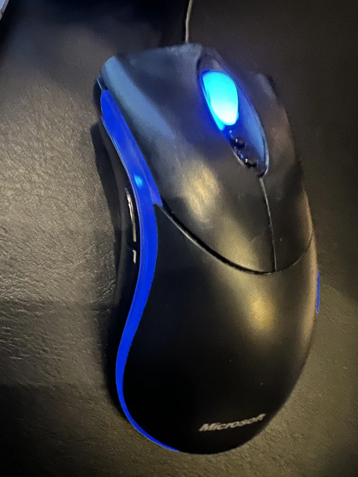 Microsoft Habu Laser Gaming Mouse 2006 Razer Precision 2000 DPI 7 Buttons RARE - Image 3 of 4