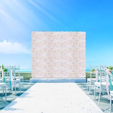 20Pcs Artificial Silk Flower Hydrangea Wall Panel Banquet Wedding Party Decor US