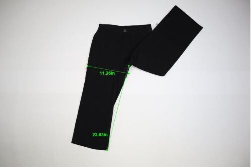 Old Navy High-Waisted Crop Chino Wide-Leg Pants Black Casual Stretch Womens 8P - Picture 4 of 13