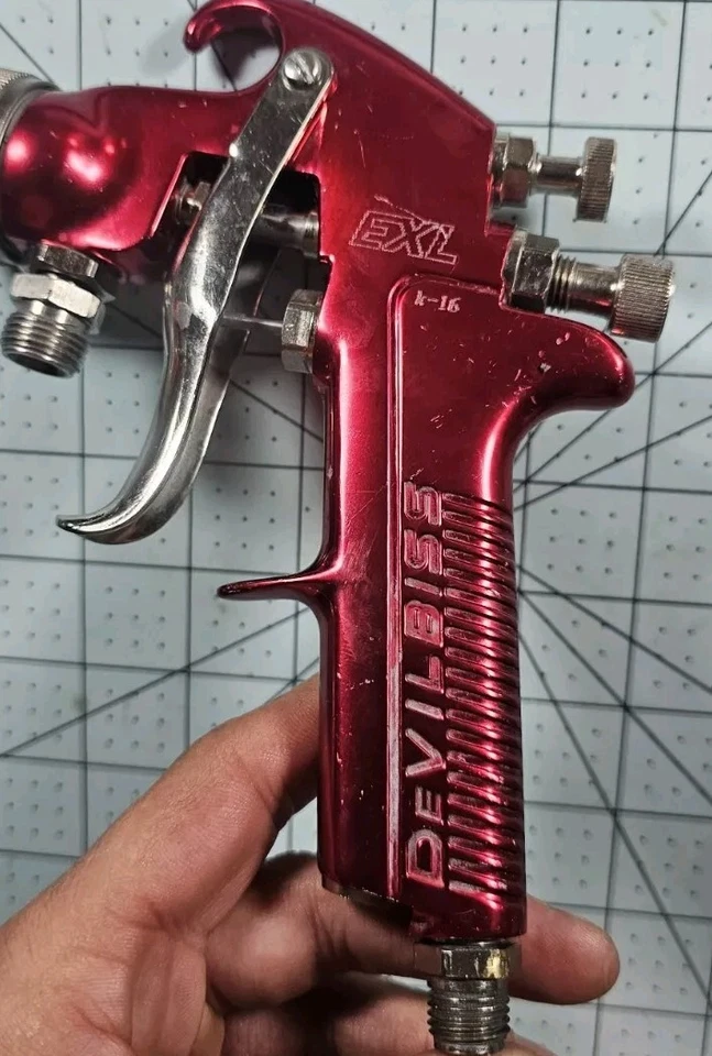 DeVilbiss EXL Siphon Feed Paint Spray Gun K-16 - Image 2 of 4