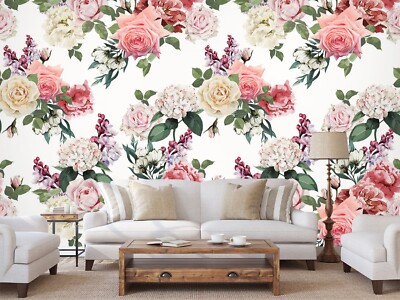 3D Blühende Rose ZHUC1700 Tapete Wandbild Fototapete Abnehmbarer Ann