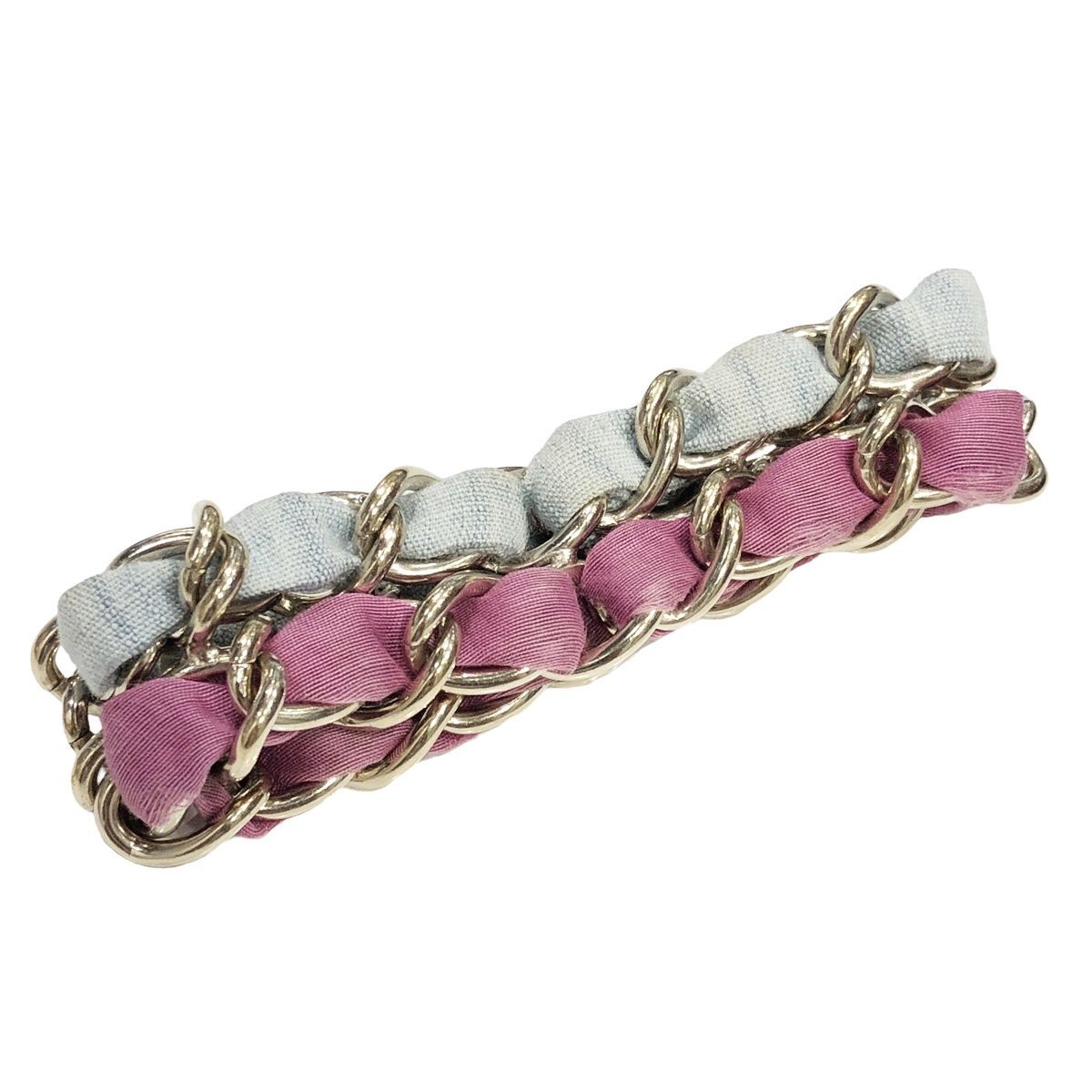 CHANEL CHANEL Bracelet Coco Mark 2-strand Bracelet 09C CHANEL CHANEL Bracelet Coco Mark 2-strand Bracelet 09C