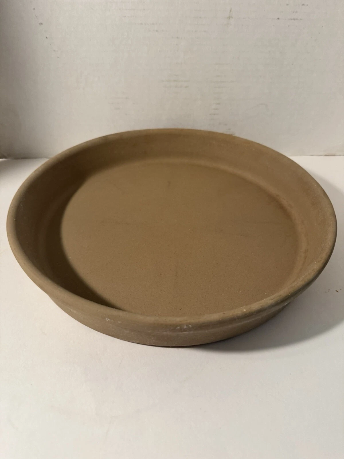 The Pampered Chef Round Deep Dish Baker Stoneware 11" Family Heritage Pizza Pan