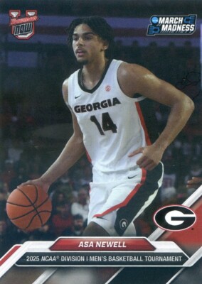 2024-25 Bowman U Now March Madness NCAA ASA NEWELL #10 GEORGIA