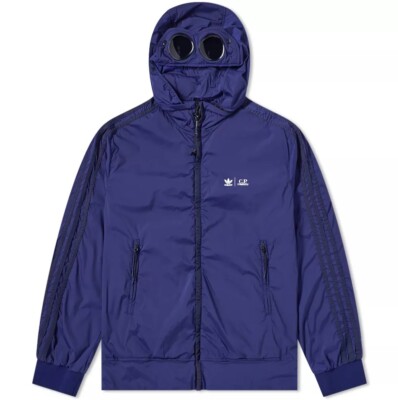 adidas cp company jacket blue