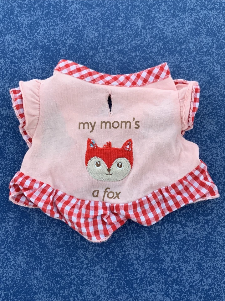 MARTHA STEWART Dog Sweater Apron PRECIOUS My MOM'S A FOX Size XS / S ❤️sj7m21 - Image 2 of 4
