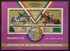 Equatorial Guinea: Michel Block No. 20 "Olymp. Summer Games '72" from 1972, used