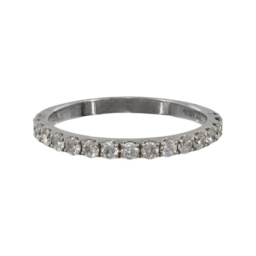 Lady's Diamond Wedding Set 34 Diamonds 1.39 Carat T.W. 10K White Gol (PZ1002127) - 第 5/11 張圖片