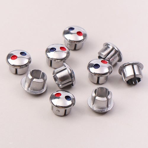 Shower Handle Labels 10pcs Faucet Handle Hot Cold Water Sign Red Blue Label Cover Kitchen ...