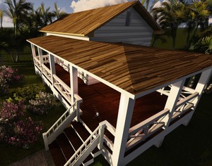 Tiny House Plans 1 Bedroom Deck 400 Sf Site Built 1 Bath Home