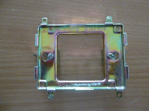 Support Grille Métallique Mosaic Pour Interrupteur / Prise Legrand - Réf. 74802 - Occasion Fonctionnel