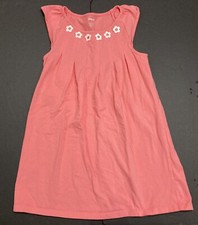 Girl's Gymboree Coral Dress w/White Flowers Size 8 EUC