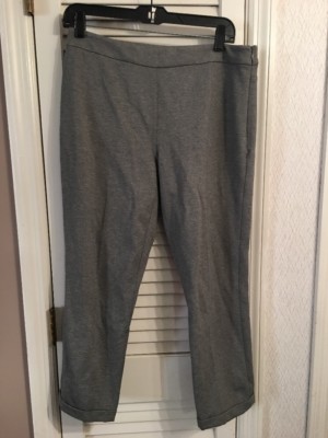 CLOSE OUT!! Peace Of Cloth Womens Pants Size 6 Gray Skinny Leg Cropped Trouser