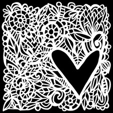 The Crafter's Workshop Crafter's Workshop Template 12"X12"-Love Frame