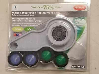 NEOPERL 1.5/1.0/0.5 GPM Water Conservation Replacement Kit Flow Restrictors
