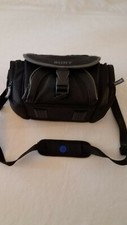 Sony Camcorder DSLR Camera Bag Padded Zipper Pockets Multiple Shoulder Strap
