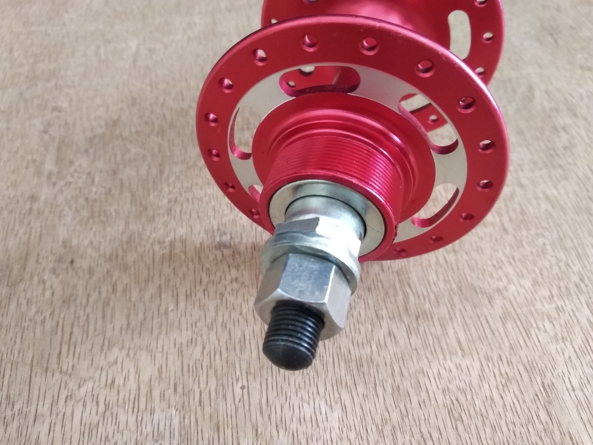 NOS Suntour rear flip flop hub 36h High flange red old NOS Suntour rear flip flop hub 36h High flange red old
