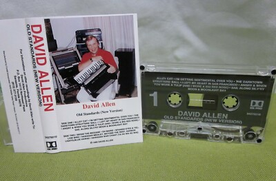 DAVID ALLEN Old Standards New Versions cassette tape Sarasota 1992 pop Florida