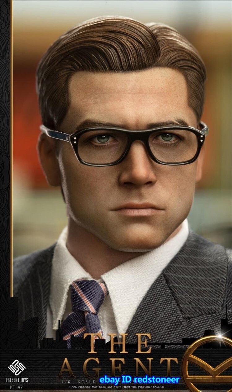 PRESENT TOYS Kingsman 1/6 Taron Egerton Action Figure Model 12 ...