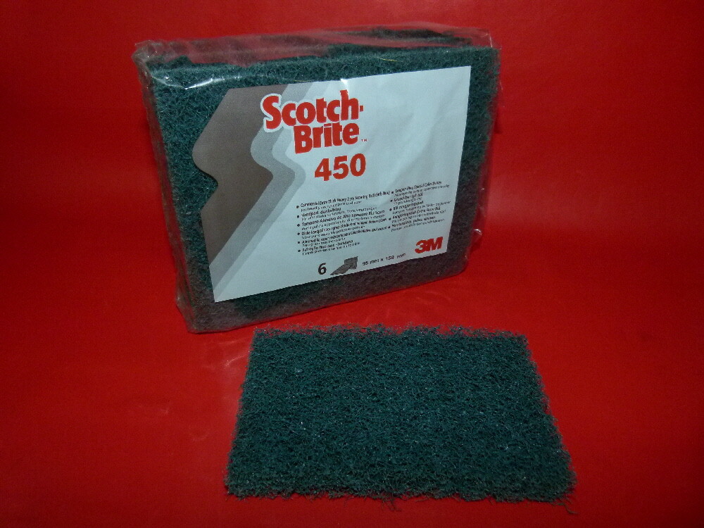 Nettoyage sans rayure avec le rectangle Scotch-Brite bleu 95x158mm