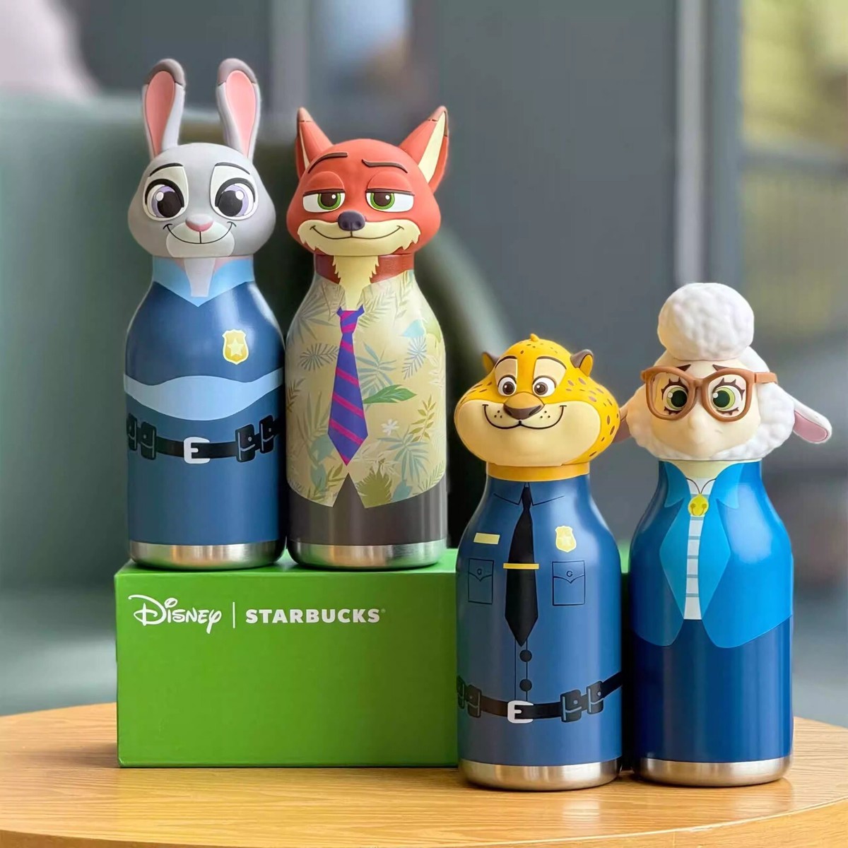 New 2025 Starbucks x Disney China Zootopia Judy Nick 15oz SS