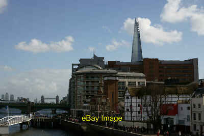 Photo 6x4 View From the Millennium Bridge Looking towards the Globe Theat c2014