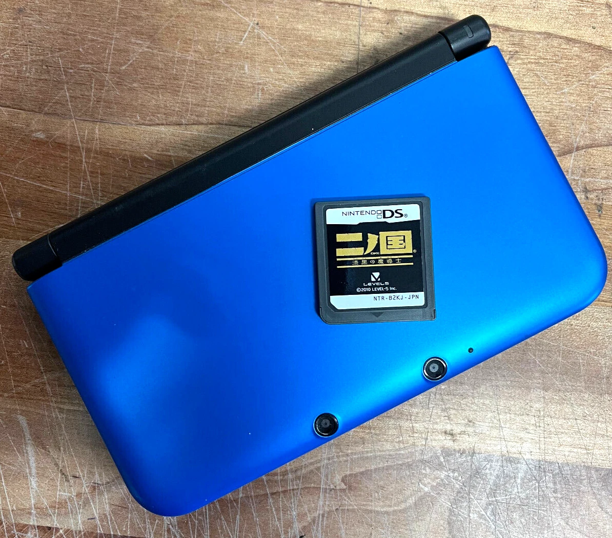 Nintendo 3DS LL Japan Blue Black Handheld Video Game System & Ni  