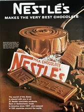 1967 Nestle s Milk Chocolate Original Vintage...