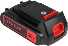 KINGTIANLE 2.5Ah 20V Max Lithium Battery Replacement for Black and Decker 20V Li