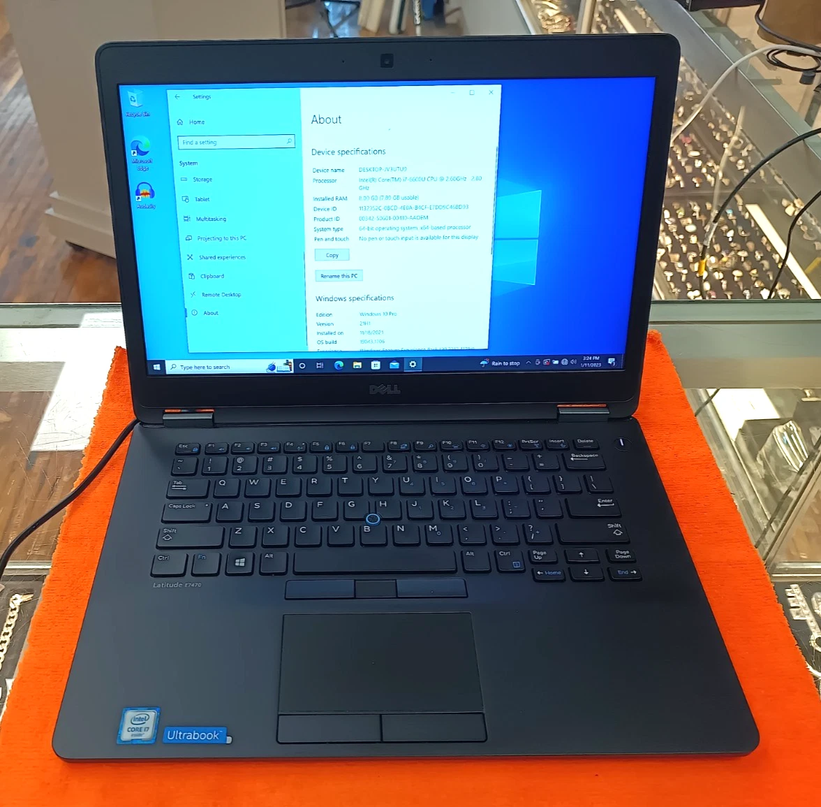 Dell Intel Core i5 6th Gen. PC Laptops & Netbooks 256 GB SSD