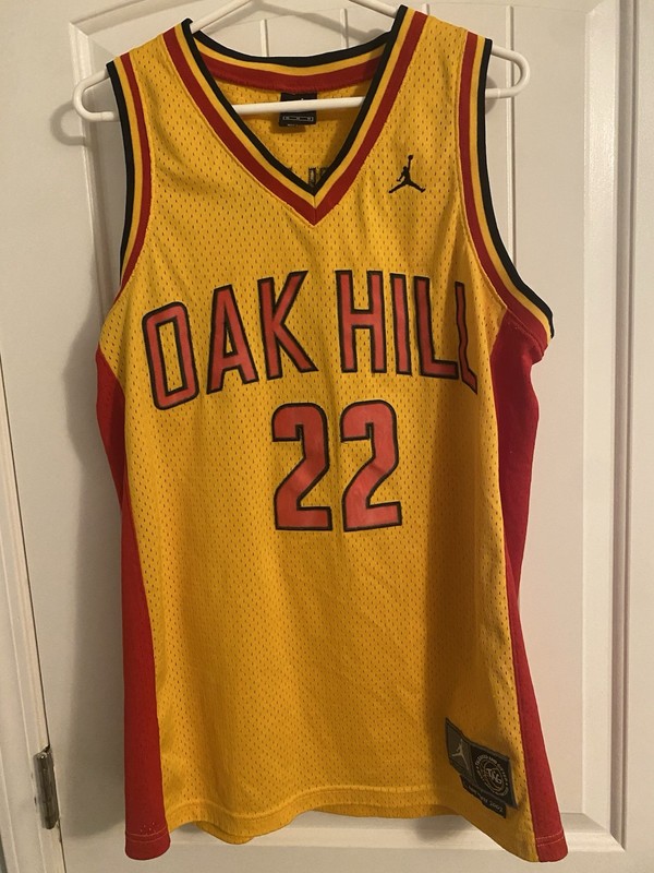 Pre Owned Mens Nike Throwback Carmelo Anthony High School Jersey Medium,yellow