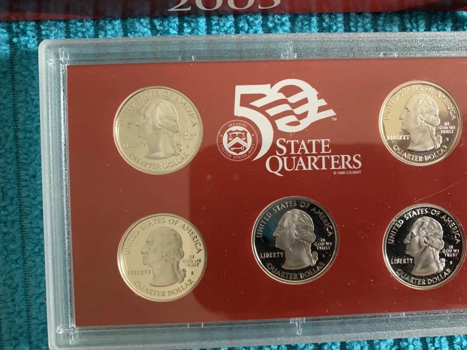 2005 Silver Proof Set (10 Coins) from U.S. MINT w/OGP + COA. 1 + 1/3 oz. SILVER - Image 2 of 4