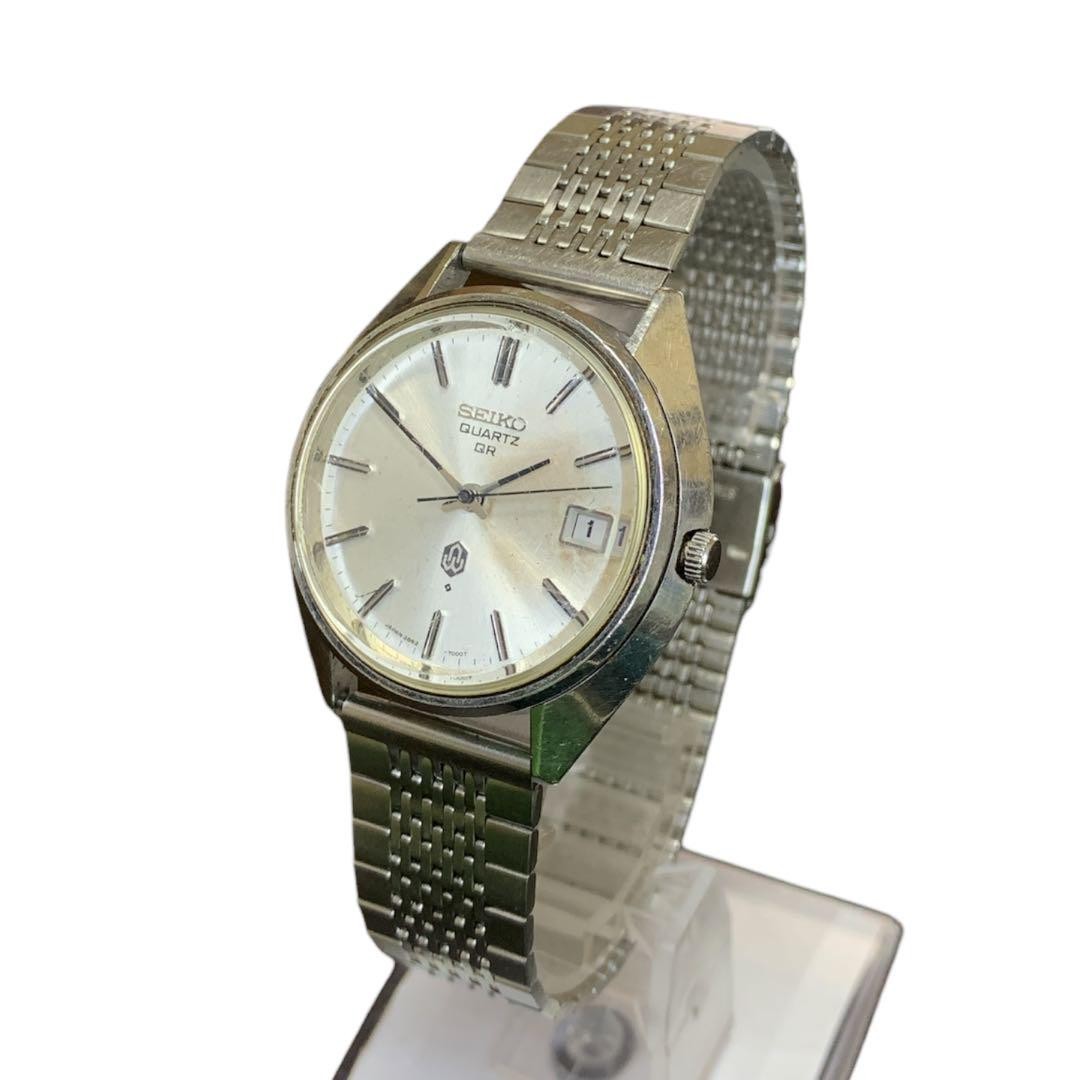 【美品稼働品】SEIKO 3862-7001 ヴィンテージ QR セイコー JA-0768| セイコー 38クォーツ QR 3862-7001 シルバーダイヤル