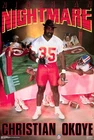 Christian Okoye NIGERIAN NIGHTMARE Kansas City Chiefs 1990 Costacos 24x36 POSTER