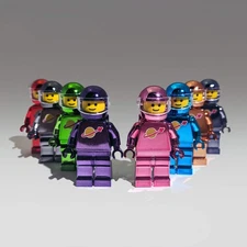 Classic Spaceman Metallic Minifigure