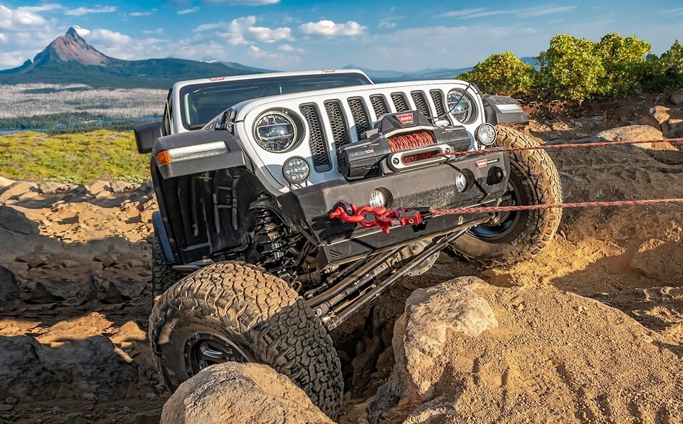 Warn 102510 Rock Crawler BUMPER JEEP FRONT Foto 2 de 3