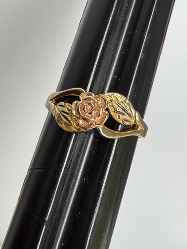 Rosos Design 10K GOLD ROSE DESIGN LADIES RINK | eBay