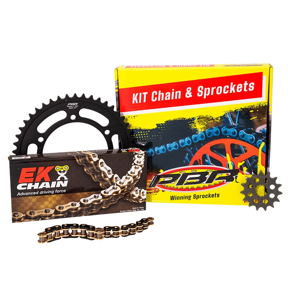 Kit de Transmisión para CAGIVA 125 FRECCIA C 12 R 1989-1992 41-14T Paso 520 114E - Imagen 3 de 4