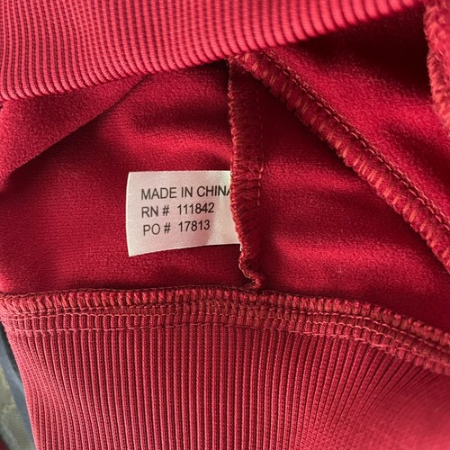 Stanford Cardinal Full Zip Track Jacket Adult Size M Red NCAA Level Wear - Picture 10 of 10