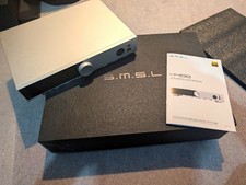 SMSL H400 Silver 2-Channel Fully Balanced Headphone Amp 15watts output at 16ohm