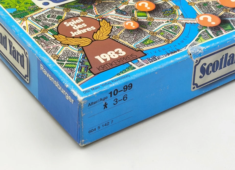 RAVENSBURGER - SCOTLAND YARD - JAGD NACH MISTER X - SPIEL DES JAHRES 1983 - Bild 4 von 4