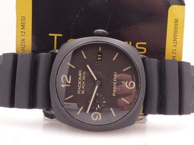 PANERAI RADIOMIR BLACK SEAL TOBACCO PAM00505 AUTOMATIC YEAR 2014 CERAMIC WATCH
