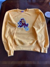 Champion Vintage 1990s ASU Arizona State Univ Sun Devils Yellow Sweatshirt Small